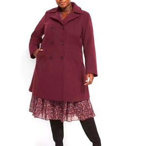NWT Lane Bryant pea coat